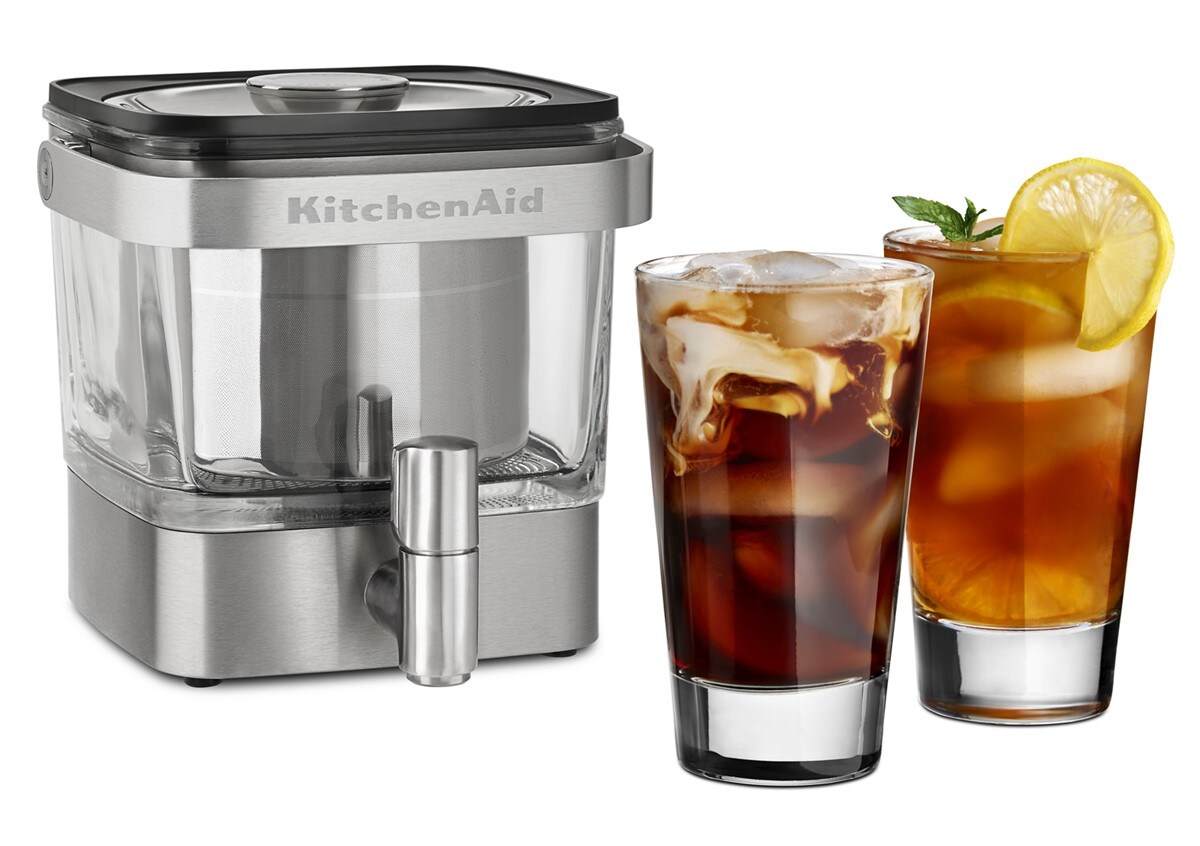 28 oz Cold Brew Coffee Maker - Brushed Stainless Steel - Image 2