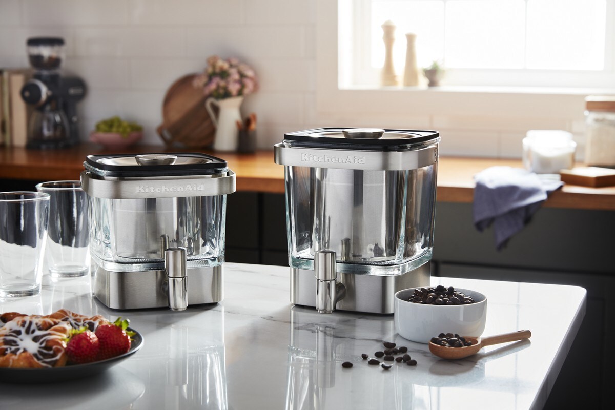 38 oz Cold Brew Coffee Maker - Brushed Stainless Steel - Image 2