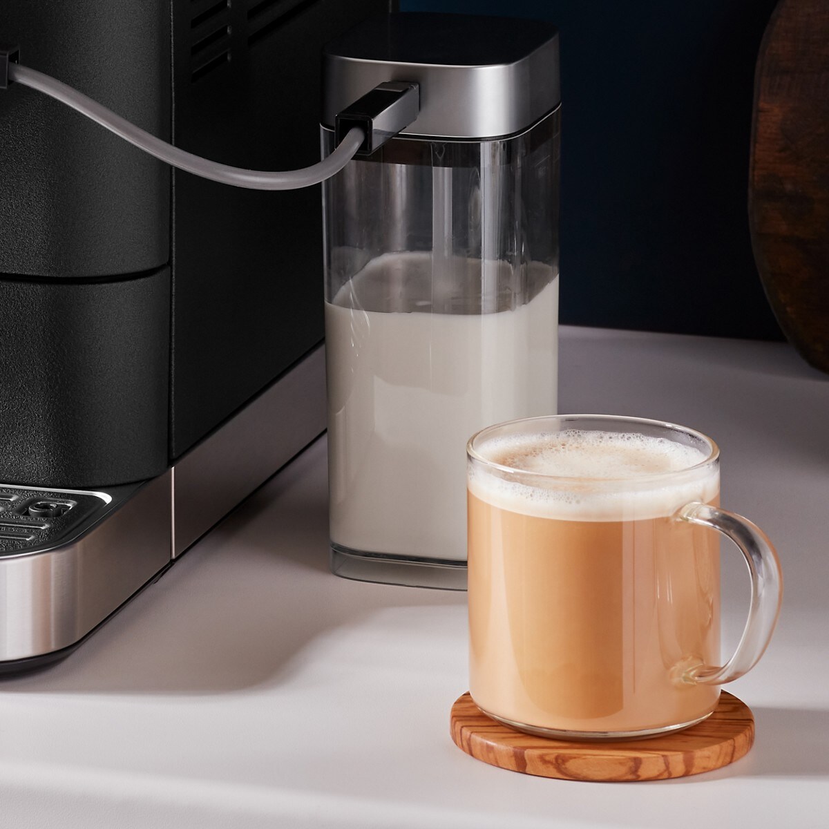 26.7 Oz. Milk Container with hose and lid for KitchenAid® Fully Automatic Espresso Machines - KF6, KF7, KF8 - Image 4