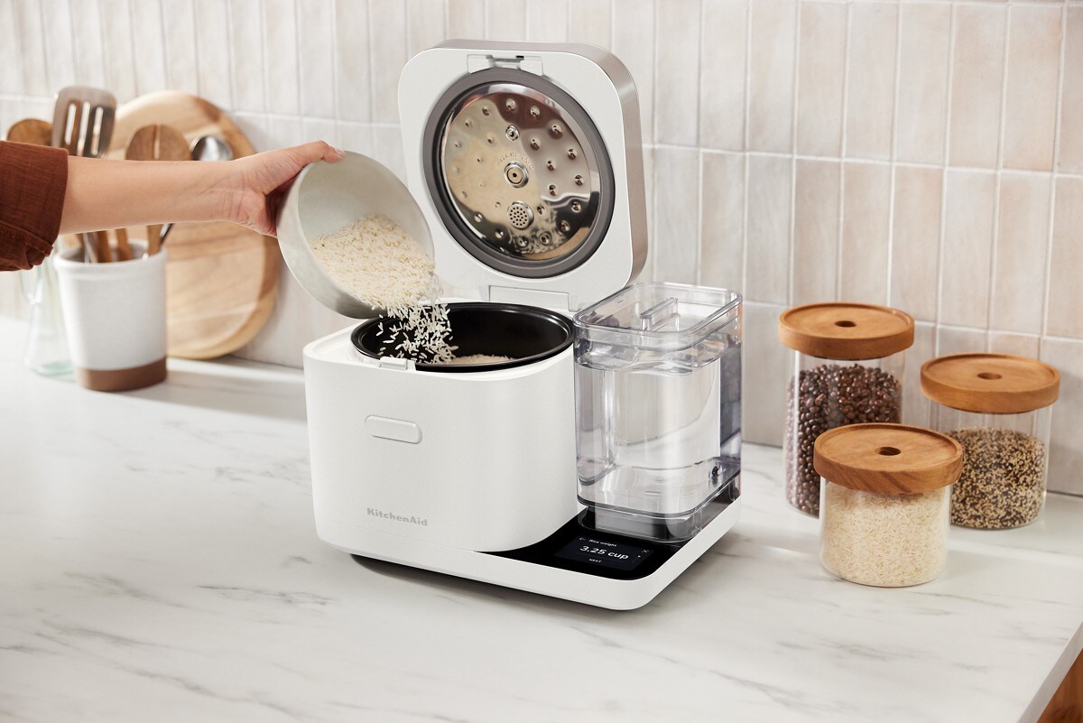 Grain and Rice Cooker - Porcelain White - Image 7