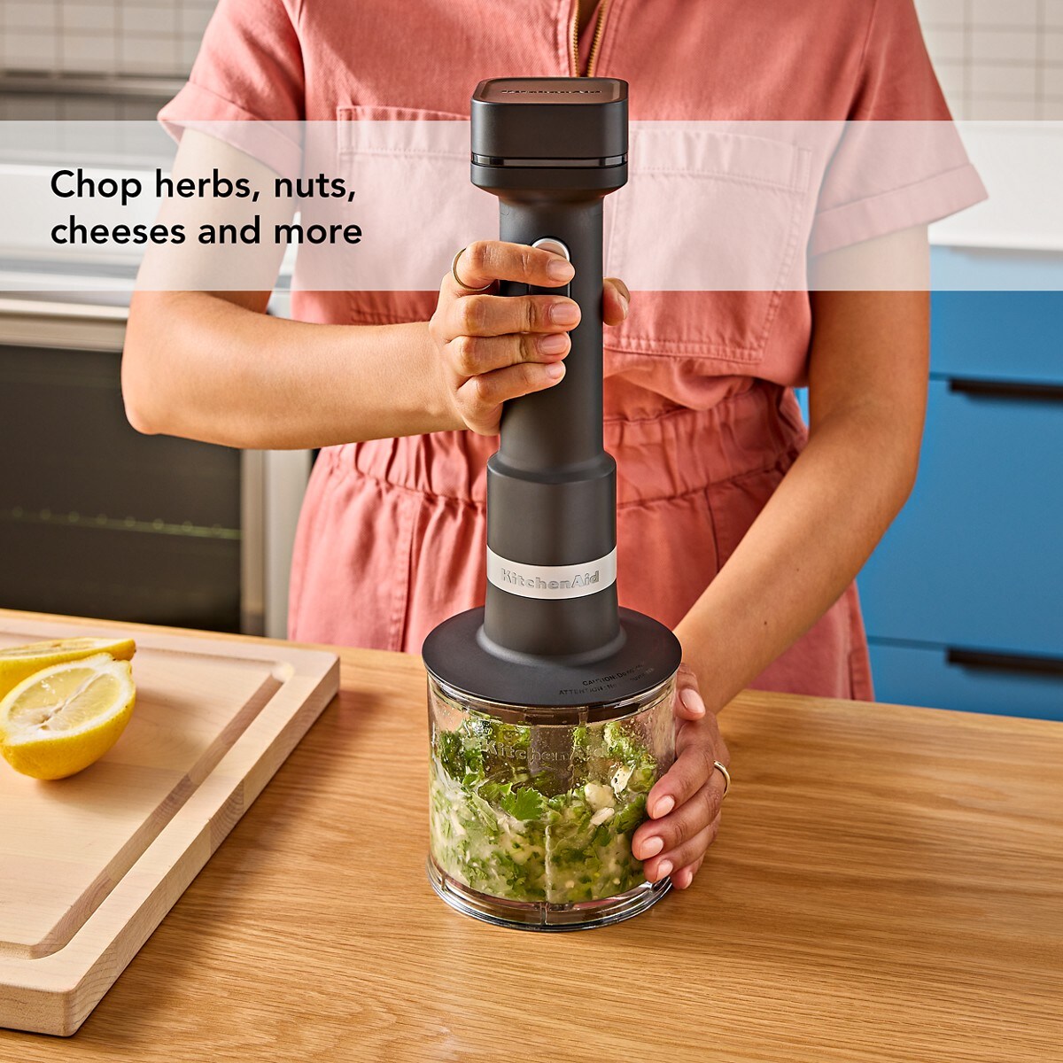 KitchenAid Go® Cordless Hand Blender with Accessories - battery sold separately - Black Matte - Image 6