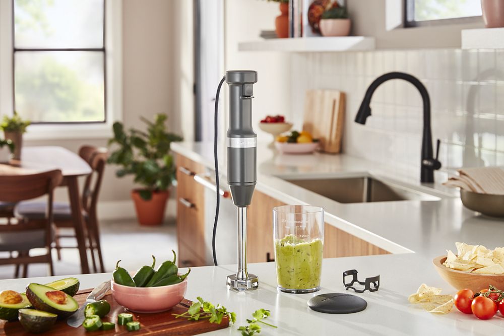 Variable Speed Corded Hand Blender - Matte Charcoal Grey - Image 4