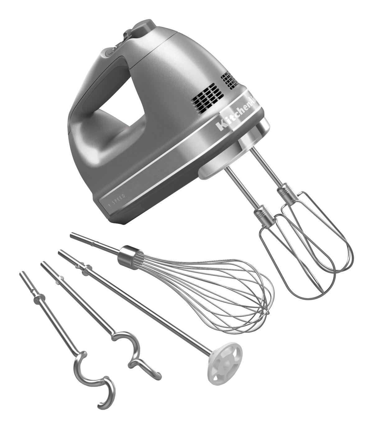 9-Speed Hand Mixer - Contour Silver - Image 4