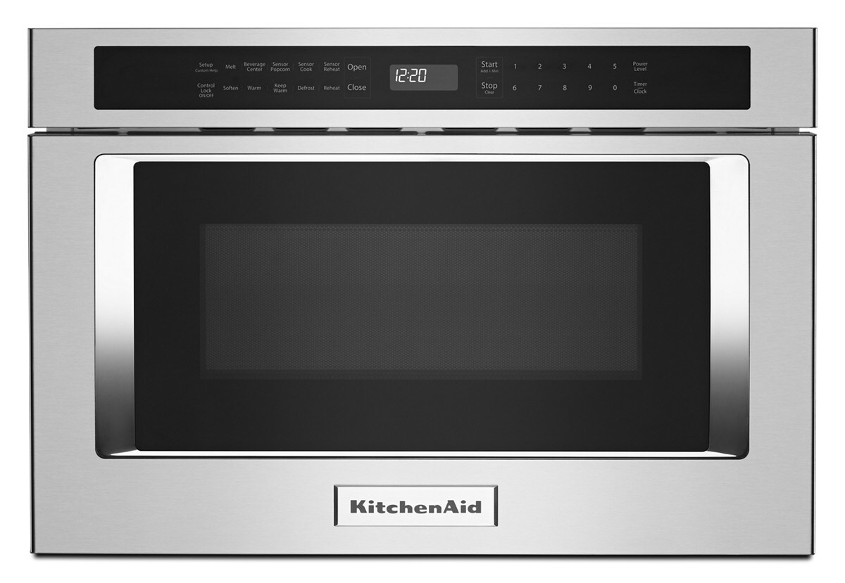 24" Under-Counter Microwave Oven Drawer - Stainless Steel