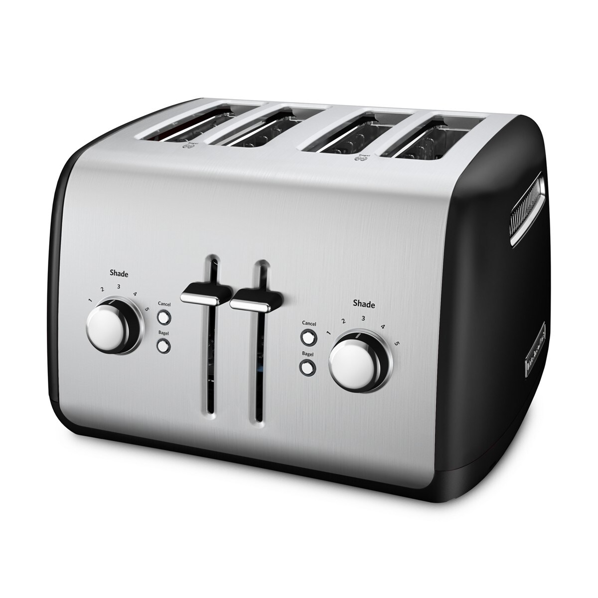 4-Slice Toaster with Manual High-Lift Lever - Onyx Black