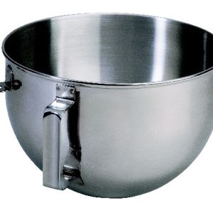 5 Quart Bowl-Lift Polished Stainless Steel Bowl with Flat Handle