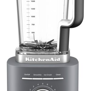 Pure Power Blender with 68 oz Plastic Jar - Matte Charcoal Grey