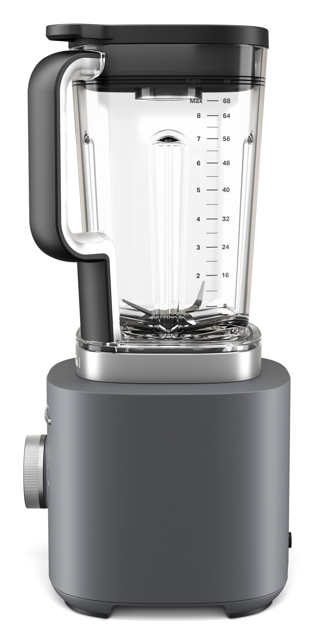 Pure Power Blender with 68 oz Plastic Jar - Matte Charcoal Grey - Image 3