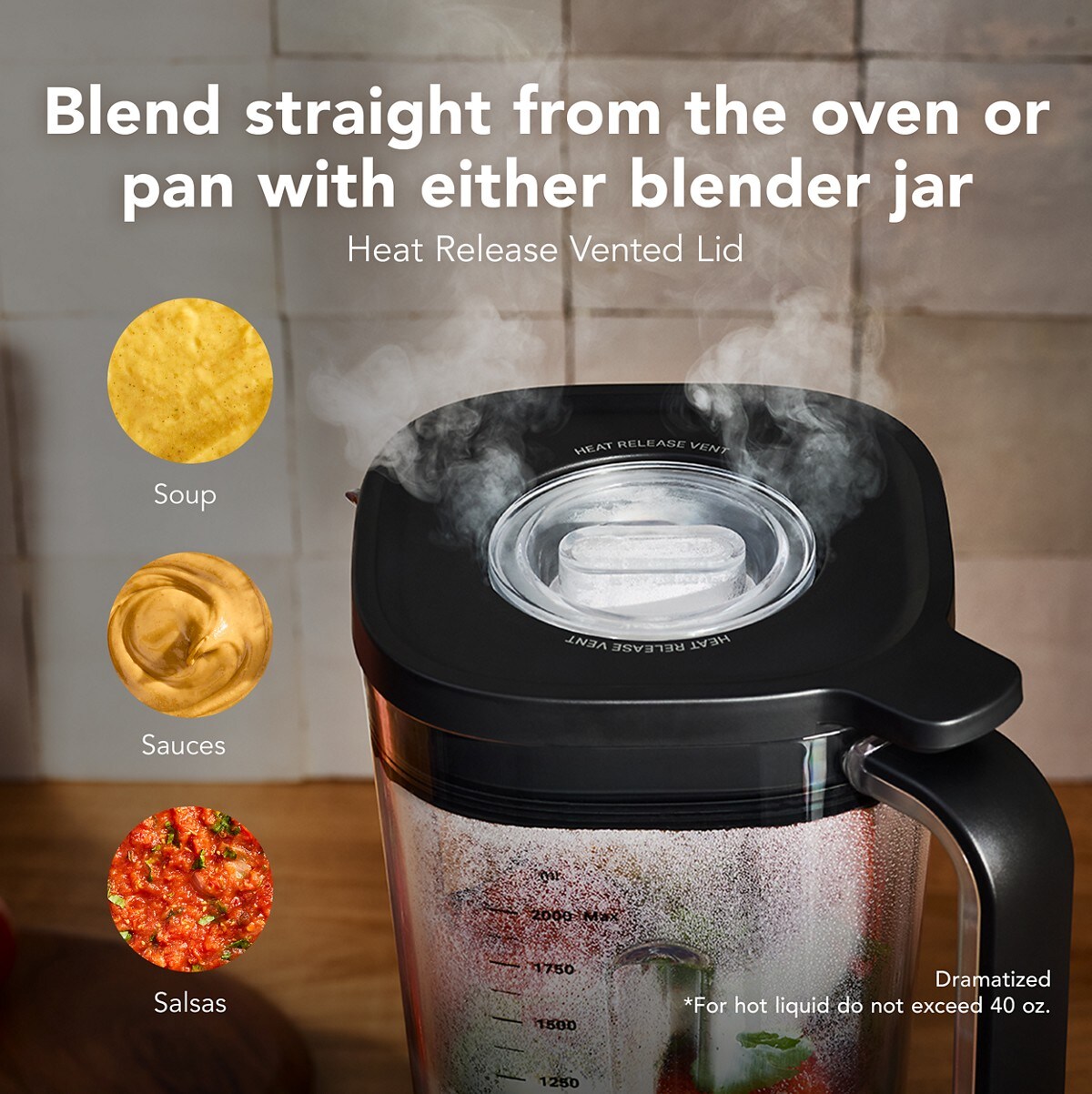 KitchenAid® Pure Power Blender with a 68oz plastic jar and a 62oz glass jar - Matte Charcoal Grey - Image 4