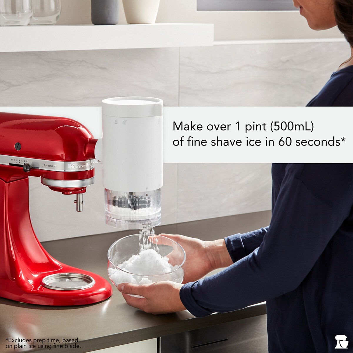 Fine and Coarse Blade Replacement Accessory for KitchenAid® Shave Ice Attachment - Image 2