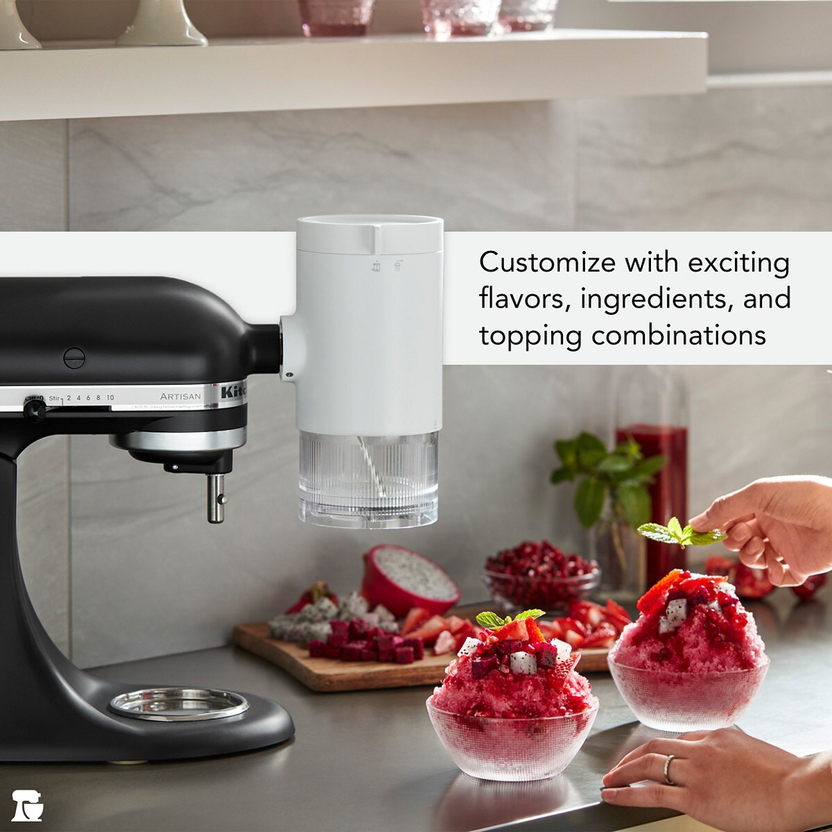 Plastic Ice Mold Accessory for KitchenAid® Shave Ice Attachment - Image 6