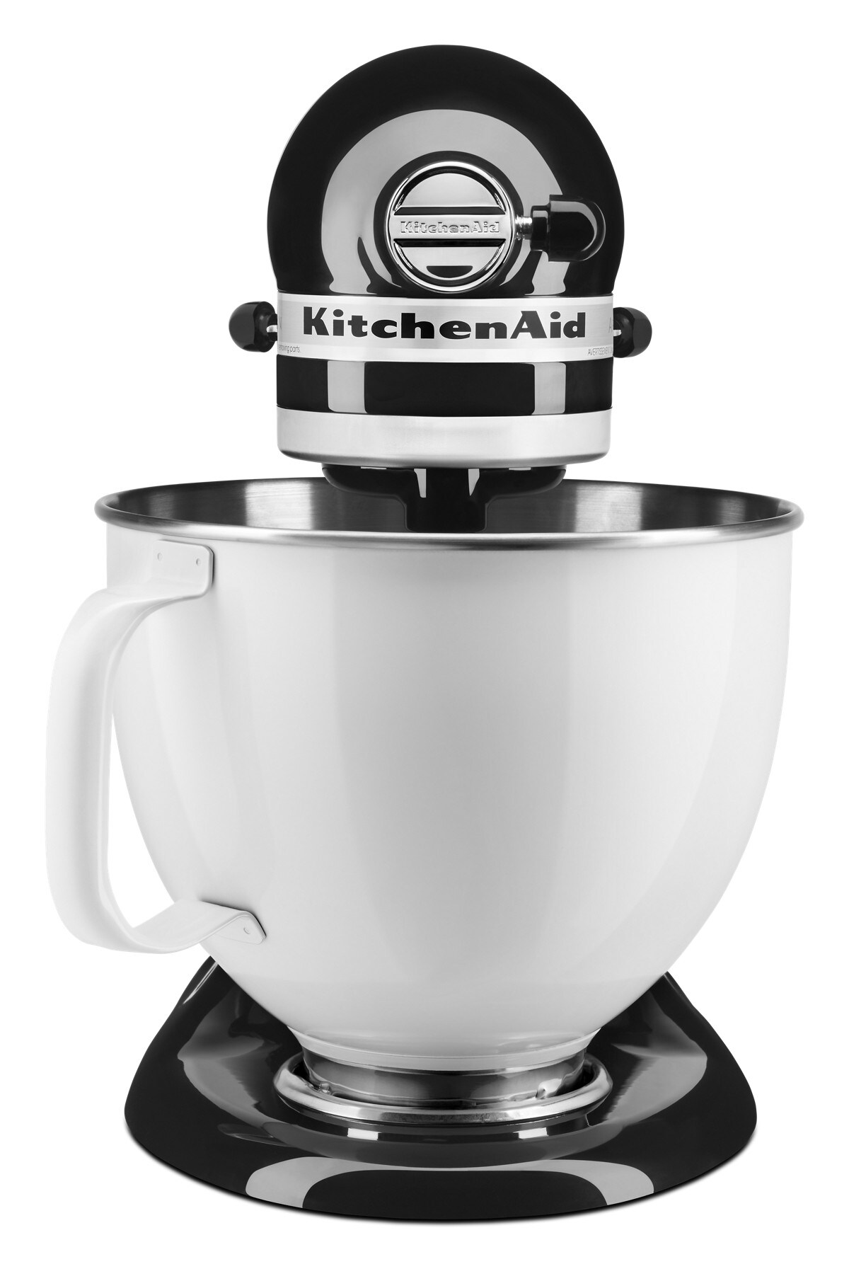 Artisan® Series Tilt-Head Stand Mixer with 5 Quart White Colorfast Finish Stainless Steel Bowl - Onyx Black - Image 3