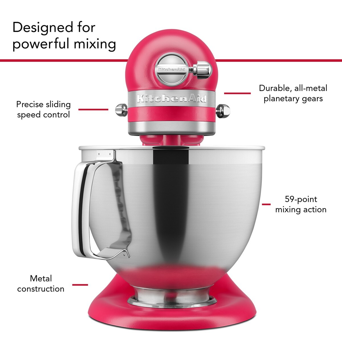 2023 Color of the Year Hibiscus Stand Mixer - Image 7