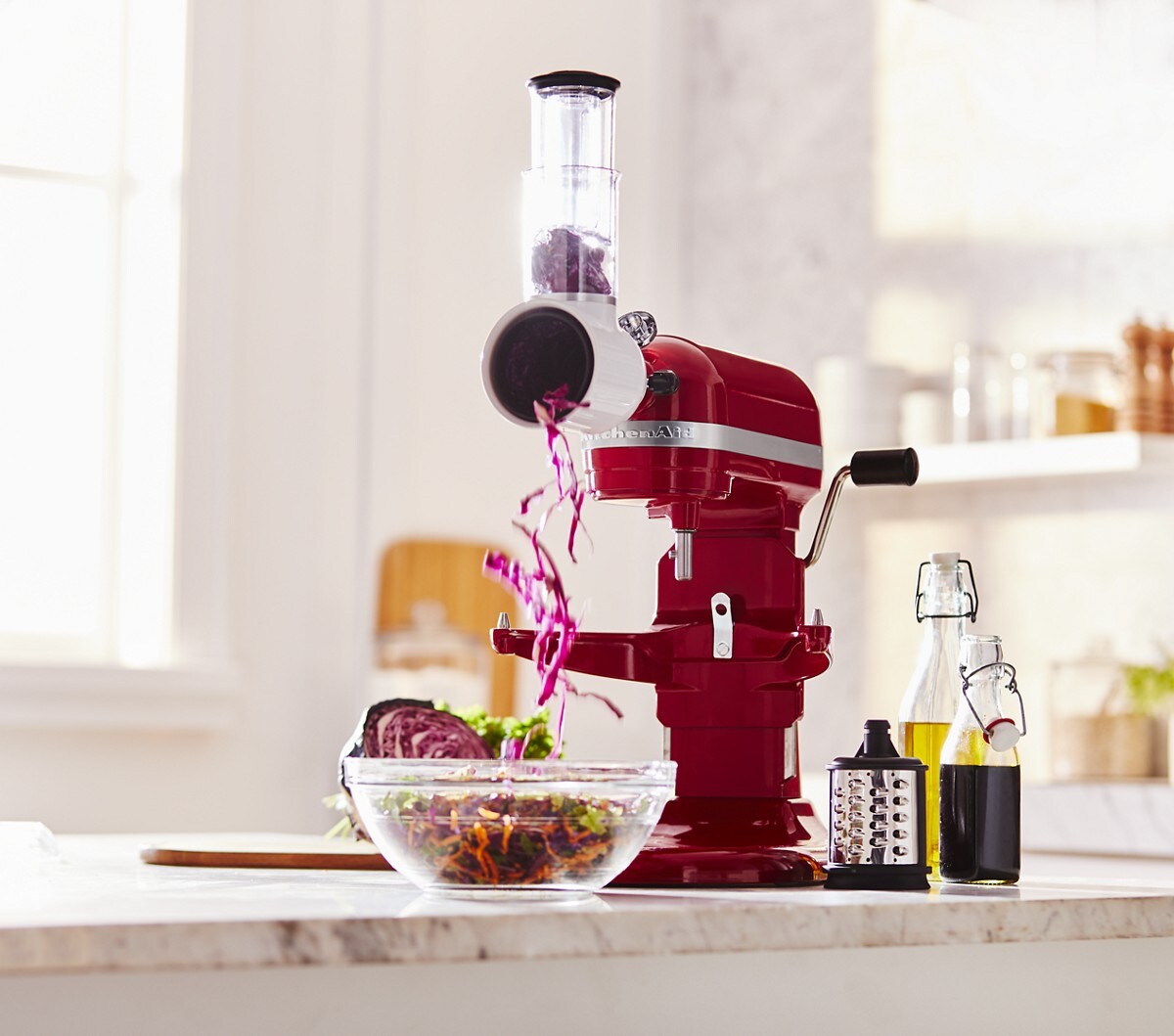 Food Grinder + Fresh Prep Slicer/Shredder Attachment Bundle - Image 5