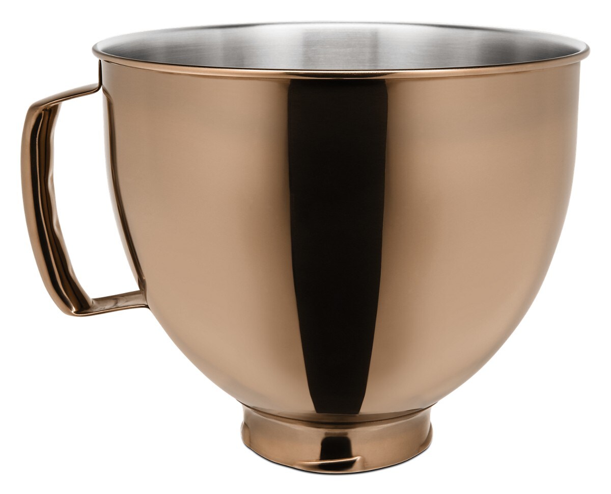 5 Quart Tilt-Head Metallic Finish Stainless Steel Bowl - Radiant Copper