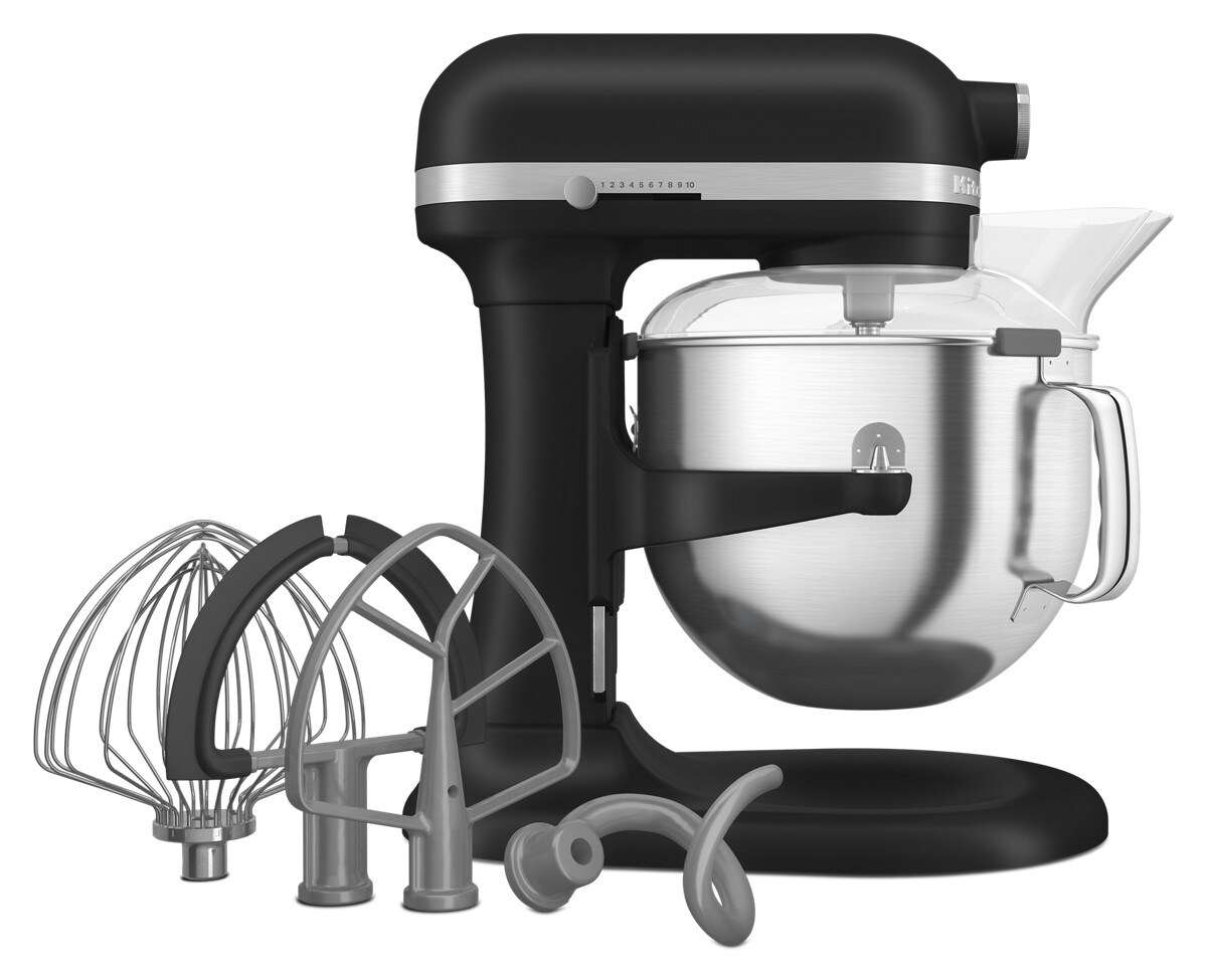 KitchenAid® 7 Quart Bowl-Lift Stand Mixer - Cast Iron Black - Image 2