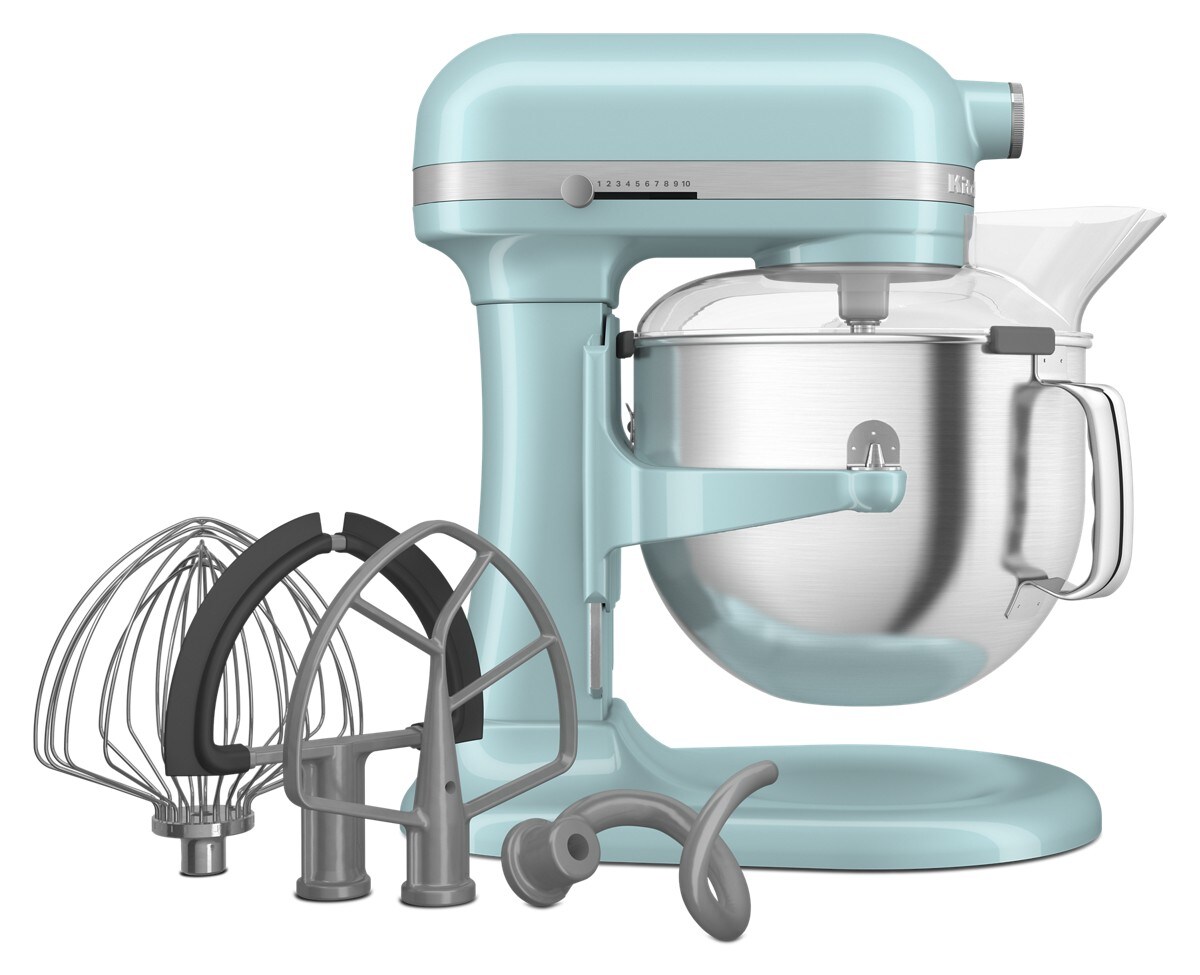 KitchenAid® 7 Quart Bowl-Lift Stand Mixer - Mineral Water Blue - Image 2
