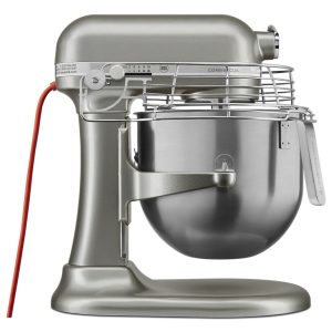 NSF Certified® Commercial Series 8 Quart Bowl-Lift Stand Mixer with Stainless Steel Bowl Guard - Contour Silver