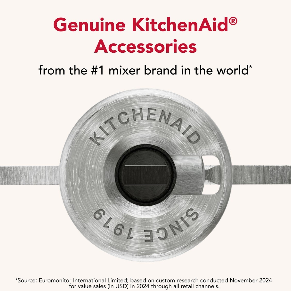 Durable stainless pastry beater for select KitchenAid® tilt-head stand mixers - Stainless Steel - Image 5