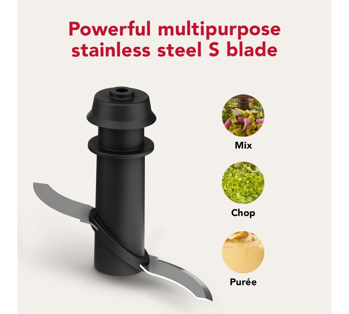KitchenAid Go® Cordless Top Down Chopper - battery sold separately - Black Matte - Image 5