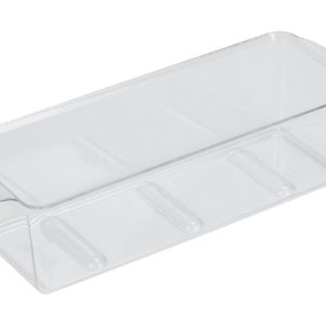 Multi-Use Refrigerator Utility Bin (3 3/4-IN H x 5 1/4-IN L x 14 1/2-IN D) - Clear