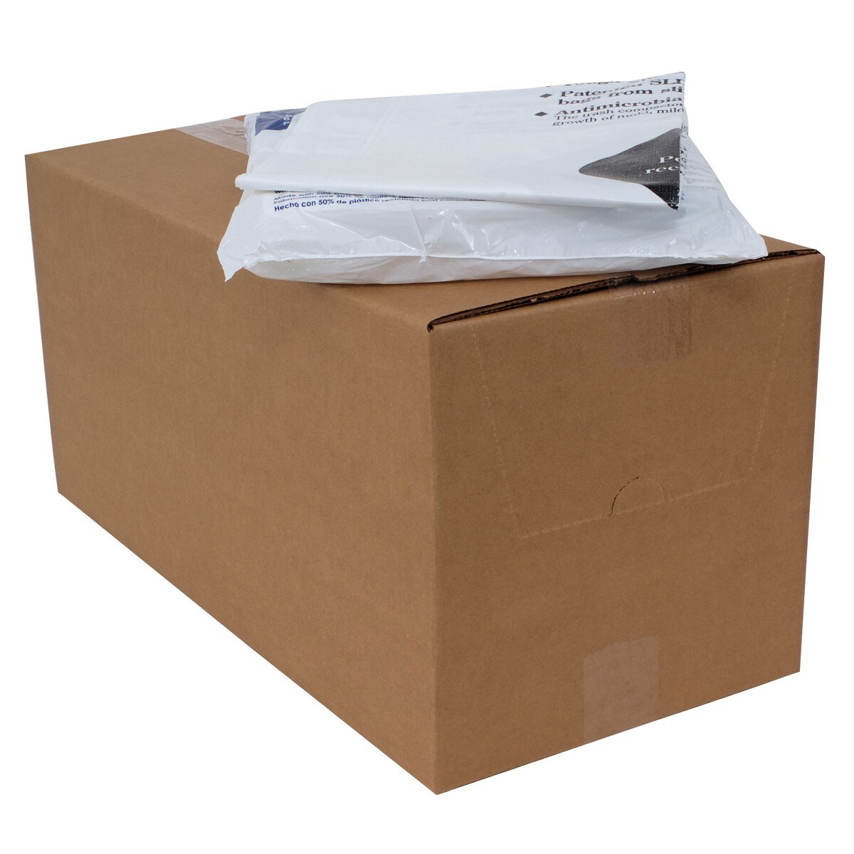 Heavy-Duty Plastic Compactor Bags (180-Pack) - White with Odor Remover for 15-IN Compactor Models
