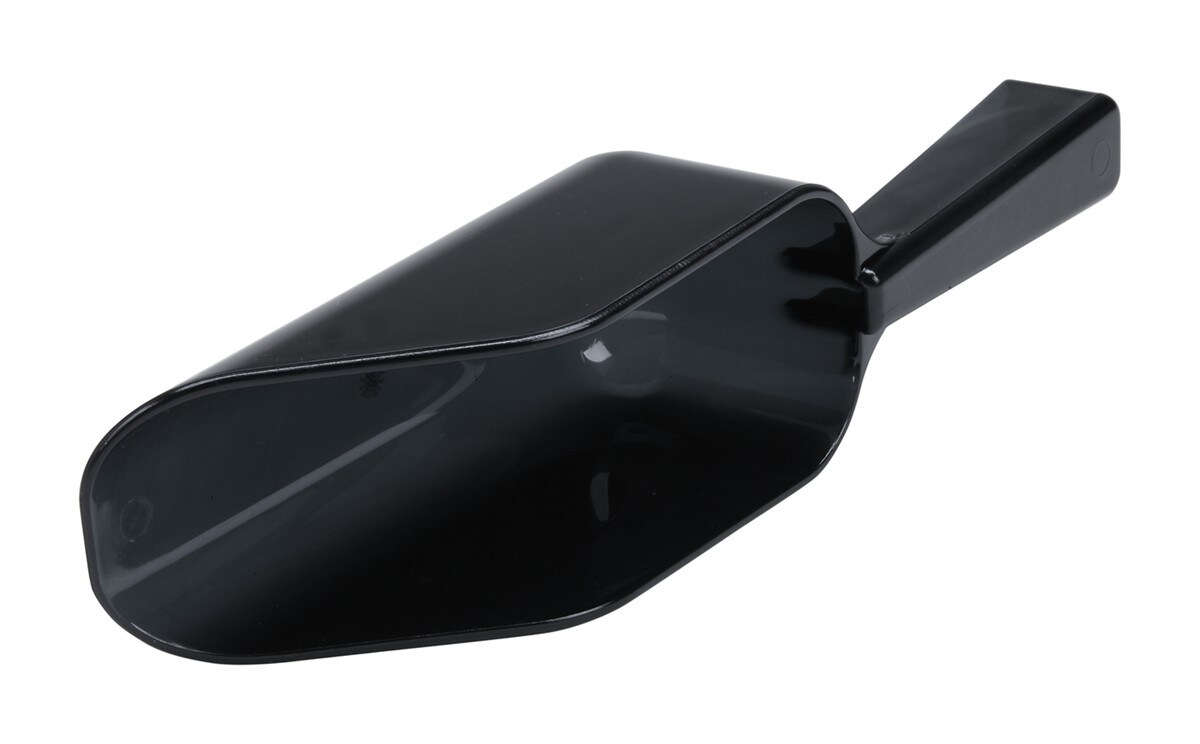 Heavy-Duty Plastic Ice Scoop for 50 LBS Undercounter Ice Makers - Black