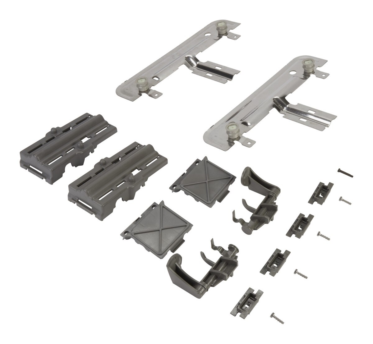 Whirlpool W10712394 Genuine OEM Dishwasher Upper Rack Adjuster Kit Replacement Part - Replaces W10238418, W10253546, WPW10350376, and more