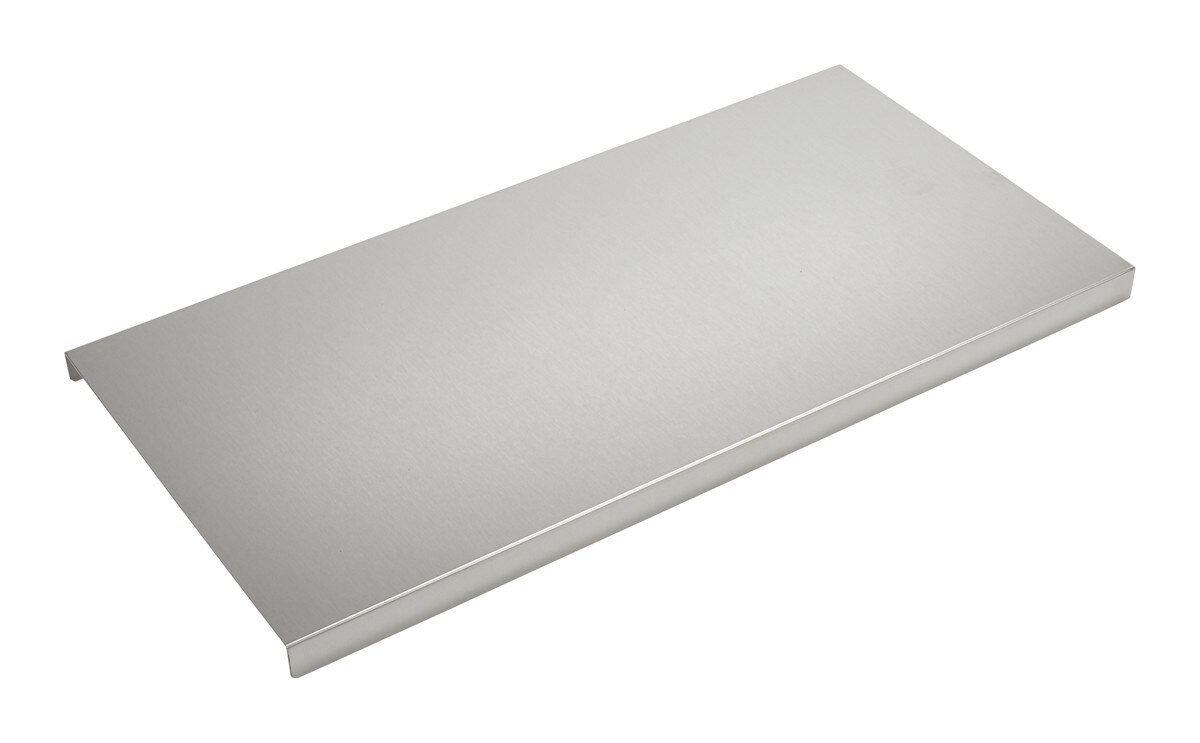 JennAir Range/Cooktop Griddle Grill Cover with Lip on One Side - Stainless Steel for Gas/Dual Fuel Models JDRP636,648,748, JGRP636,648,748, JGCP636,648 (1-IN H X 11 1/8-IN L X 22-IN D)