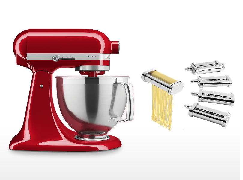 KitchenAid® Pasta Lover Bundle - Candy Apple Red